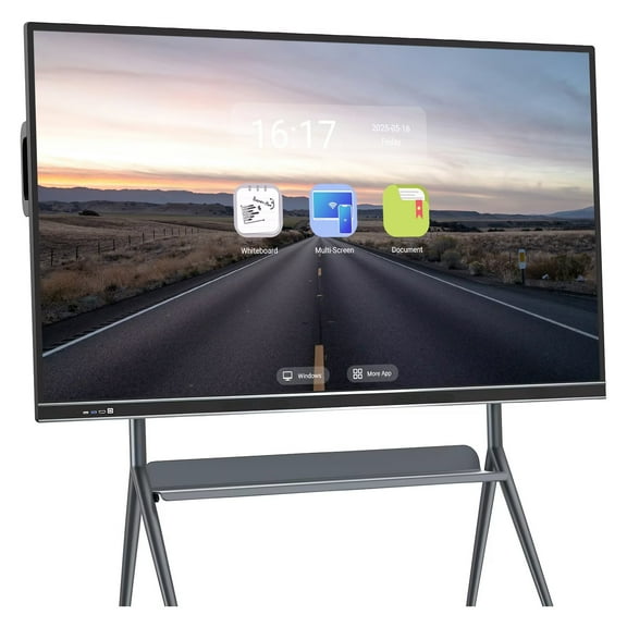 BELNET 75'' Smart Board Electronic Whiteboard Touch Electronic Whiteboard Android TV Combo for Home Theaters & Classrooms