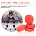 thumbnail image 3 of AURARMLET Ice Hockey Pucks 4Pcs Rubber Solid Round Puck for Competition Use and Training, 3 of 5