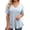 BU1, variant on Womens Tops Pumpkin Bat Print V Neck Lightweight Work T Shirt Women Short Sleeve Tops Light Pink L