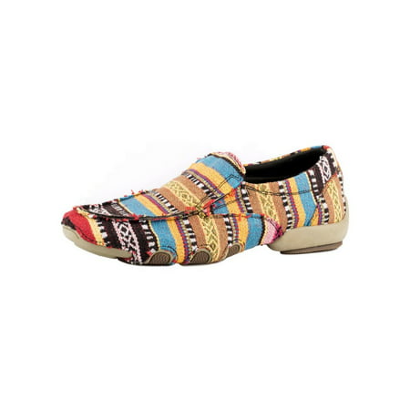 Roper Western Shoe Womens Southwest Stripes Multi 09-021-1776-0131 (Best Shoes For Southeast Asia)