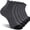 Grey, variant on Men's Ankle Socks 6-Pack, Cushioned Athletic Running Socks with Arch Support, Breathable for Work & Sports