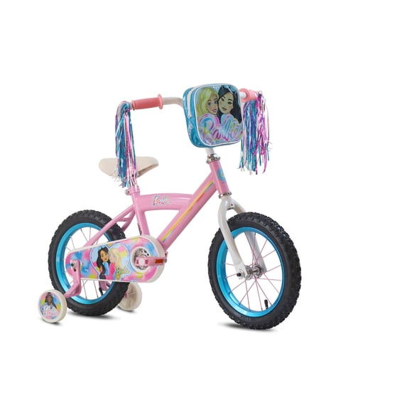 14" Barbie Kids Bike with Training Wheels