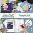 thumbnail image 3 of Zeng Purple Budget Expense Tracker Monthly Planner & Appointment Book, 7" x 10", Purple 200 Pages, 3 of 7