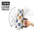 thumbnail image 3 of 40oz Pioneer Flower Floral Print Pattern Insulated Tumbler with Handle, BPA-Free Leak Proof Lid and Straws, Double Wall Vacuum, Hot 12h/Cold 34h, 3 of 6