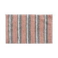 thumbnail image 3 of Home Weavers Glamour Collection Microfiber Bath Rug, Non-Slip TPR Backing, Soft Absorbent Bathroom Rug, Machine Washable, 20" x 32", Pink, 3 of 5
