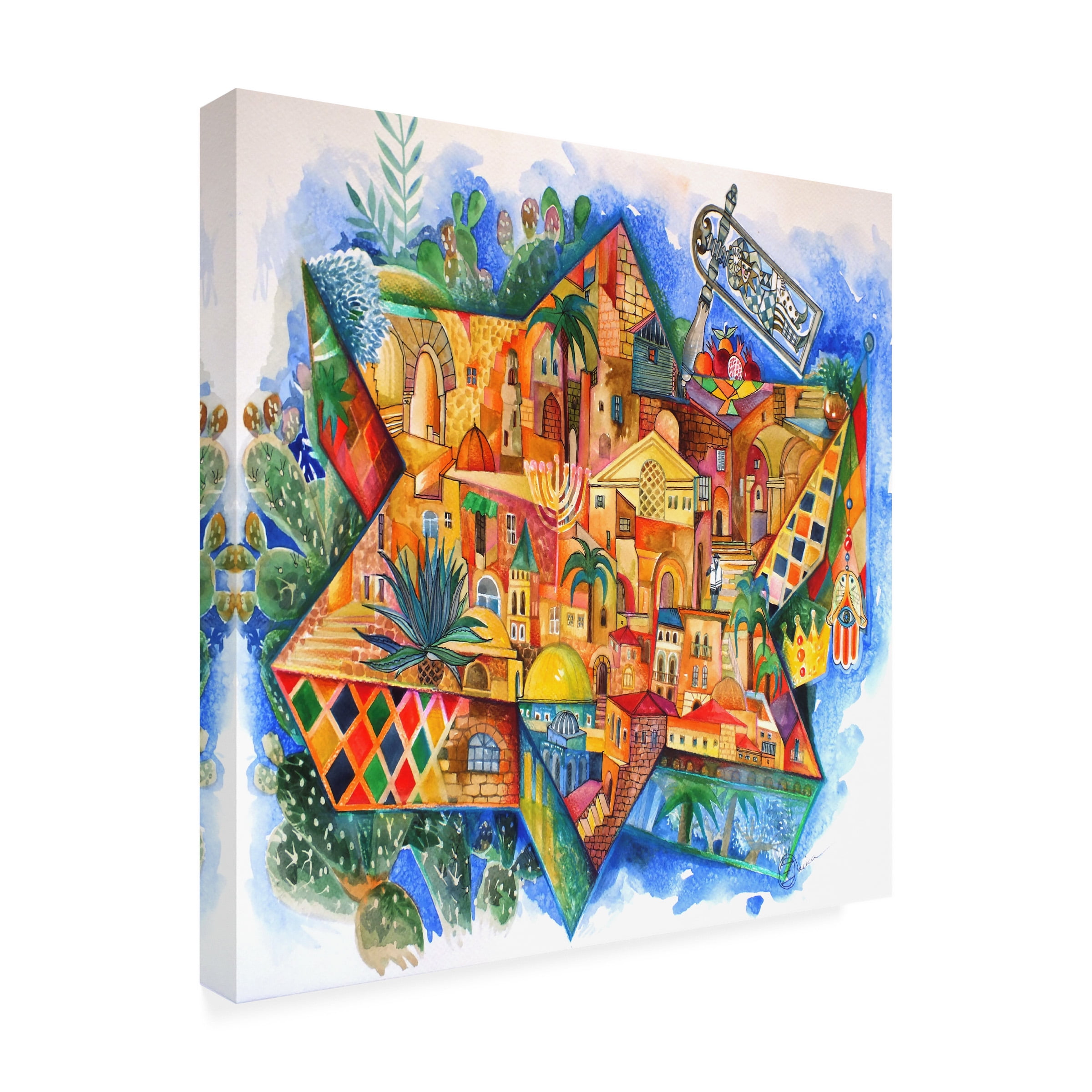 Trademark Fine Art 'Purim' Canvas Art by Oxana Ziaka