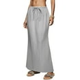 thumbnail image 5 of GEWSEY Womens Maxi Skirt 2025 Casual Flowy Elastic High Waist Long Skirts (Light Gray, XL), 5 of 7