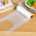 thumbnail image 3 of 100 Bags/Roll Plastic Food Storage Bags with Portable Handle for Vegetable Fruits Bread Food Storage, 3 of 9