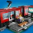 thumbnail image 3 of LEGO City Downtown Streetcar and Station Vehicle Toy Playset, Gift for Toy Train Fans Ages 7 and up, 60423, 3 of 6