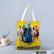 thumbnail image 2 of Megamind Bolso de tela con estampado de lienzo para mujer, bolsa de compras reutilizable y estética, con cremallera interior, regalo para mujer,38*45cm., 2 of 6