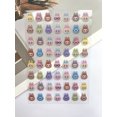 thumbnail image 5 of Dibujos animados lindo LABUBU ZIMOMO MOKOKO pegatinas de uñas Diy papelería diario planificador pegatinas álbum de recortes cuaderno pegatinas regalo, 5 of 5