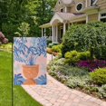 thumbnail image 2 of Yayeee Garden Flag 12" x 18" Double Sided Outdoor Yard Lawn Holiday Decorations, Pink Leaves, 2 of 6
