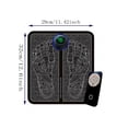 thumbnail image 3 of HaoXun EMS Foot Massager USB Portable Foot Massager Pad with Remote Control, 8 Modes 19 Intensity Levels Electric Foot Reflexology Massage for Home Office Use, 3 of 9
