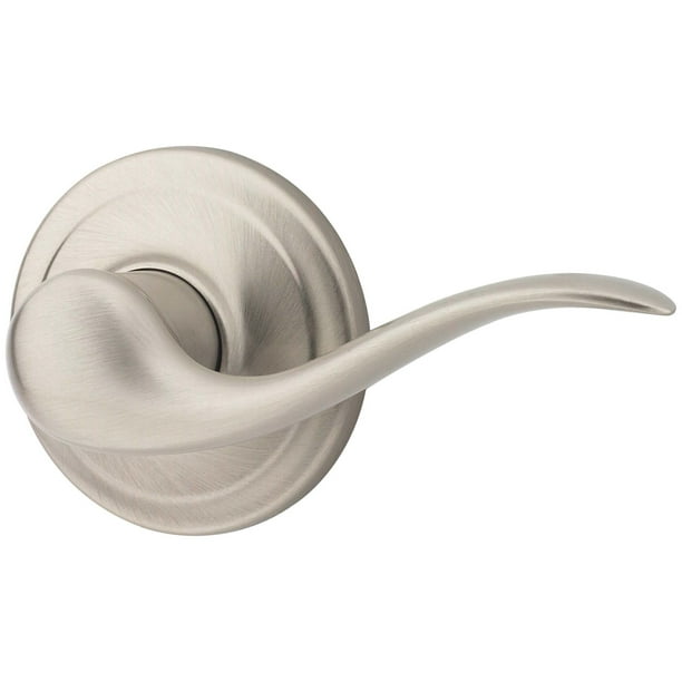 Kwikset Tustin Right-Handed Half-Dummy Lever in Satin Nickel - Walmart