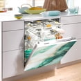 thumbnail image 4 of WOBOGO Gilt Green Pattern Magnetic Dishwasher Sticker Personalized DIY Beautiful and Practical Home Kitchen Decorations23×16in., 4 of 6