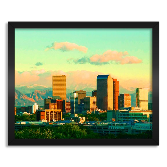 Second Story Collection, Denver 16x20 Straight Fit Framed Canvas