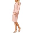 thumbnail image 4 of INSPIRE CHIC Women's 2 Piece Suit Skirt Set Business Formal Blazer and Pencil Skirt / /, 4 of 6