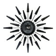 thumbnail image 2 of Infinity Instruments Sunburst Horloge Murale Satellite en Métal Mi-Siècle, Noyer, 2 of 5