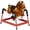 Brown 744, variant on Interactive Kids Spring Rocking Horse with Animal Sounds, Plush Ride on Horse for Girls and Boys, Wood and Metal Frame, Brown