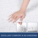 thumbnail image 3 of Alfombra de baño LOCHAS Luxury Shaggy de 60 x 110 cm, color blanco, 3 of 7