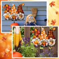 thumbnail image 4 of YUNOVA Fall Door Hanger with Gnomes, Hello Fall Sign Wooden Decor, Vintage Autumn Welcome Plaque with Rope for Front Door, Porch, Wall, Thanksgiving Farmhouse Decor, 4 of 6