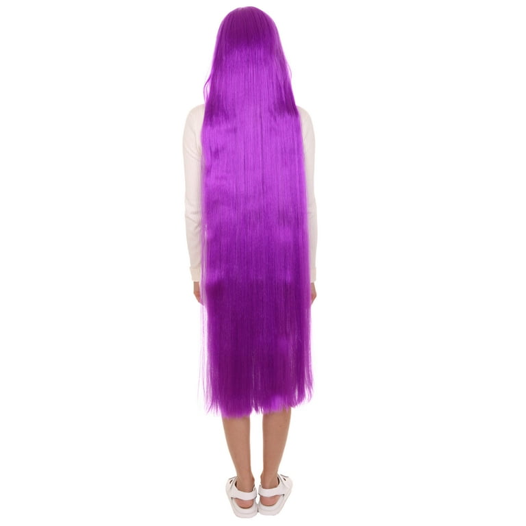 120cm clearance purple wig