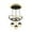 BK, variant on Yhmxh Home Decor,Led Lights,Desk Lamp,Night Light Modern Dining Room Led Bedroom Stairwell Living Room Senior Sense Of Home Lights Iron Chandelier