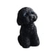 thumbnail image 5 of Figura de perro en miniatura, adorno de escritorio de resina, linda decoración para tablero de automóvil. negro en cuclillas, 5 of 9