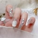 thumbnail image 4 of 12 piezas de diamantes de imitación para uñas, diamantes de imitación de cristal blanco, piedras de gemas de vidrio con parte posterior plana, para uñas, manualidades, ropa, zapatos, joyería, 4 of 6