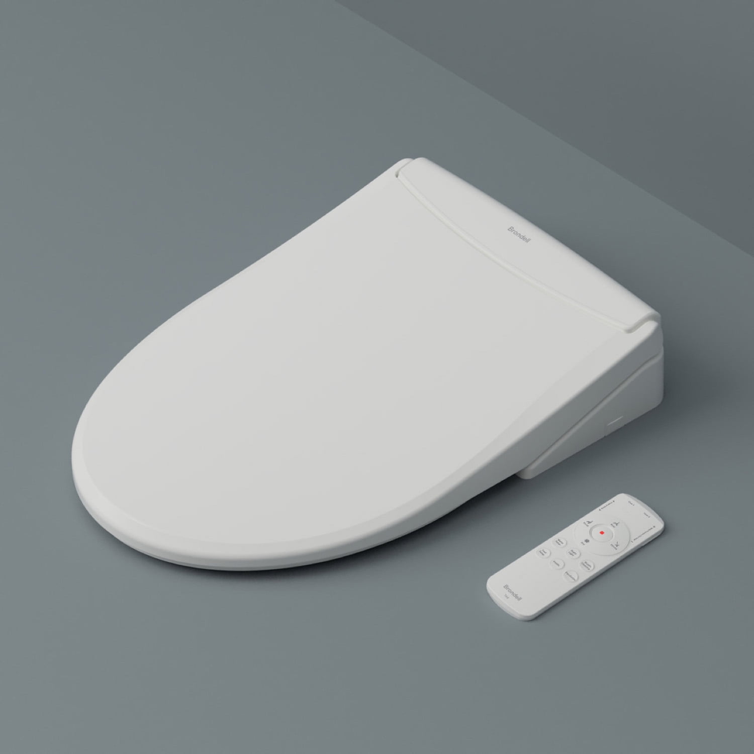 Brondell Swash Thinline T44 Luxury Bidet Toilet Seat with Remote Control, Elongated White