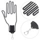 thumbnail image 3 of 2Pcs Golf Glove Plastic Support Stretcher Bracket Rack Hanger Tool Accessory Supply Black, 3 of 4