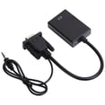 thumbnail image 2 of Convertidor compatible con VG Ato HDM, adaptador VGA a HD multimedia VGA con cable de audio Adaptador compatible con VG Ato HDM probado y confiable, 2 of 9