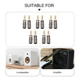 thumbnail image 2 of 10pcs Banana Plug Speaker Wire With Banana Plug Wire Connector Banana Clip, 2 of 7