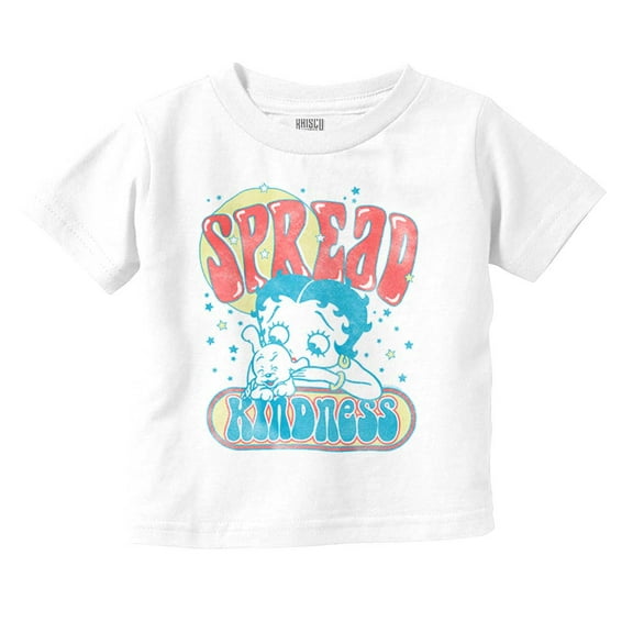 Retro Betty Boop Spread Kindness Youth T Shirt Tee Girls Infant Toddler Brisco Brands 6M