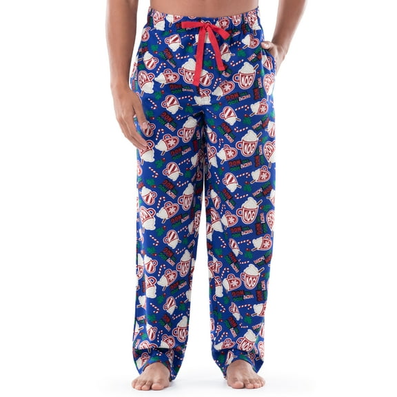 Fruit of the Loom Men's Holiday Print Soft Microfleece Sleep Pant