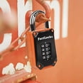 thumbnail image 6 of 2 Pack Orange 4-Digit Combination Lock - Heavy Duty, Waterproof, Resettable$$Tools & Hardware Other, 6 of 7