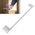 thumbnail image 1 of Door Latch Guard Plate, L Shaped Door Reinforcement Plate Stainless Steel Outswing Door Security Protector Easy to Install Latch Guard Plate Cover with Screws for Home, Property, 1 of 7