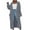 Gray, variant on BADHUB Womens Long Cardigan Sweaters 2025 Fall Open Front Coat Long Sleeve Cable Knit Maxi Outerwear Trendy Jacket Clothes Gray 2XL