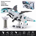 thumbnail image 1 of Large-Sized White Mechanical Dinosaur Toy with Remote Control Spray Function - Durable Plastic Realistic Simulation Model, Interactive Educational Gift for Kids of All Ages, Wholesale & Drop-Shipping, 1 of 6