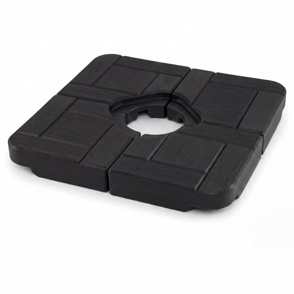 ELLEGNT Water‑Fillable 4‑Piece Umbrella Base – 188 LBS Heavy Duty for Cantilever Offset Patio Umbrellas
