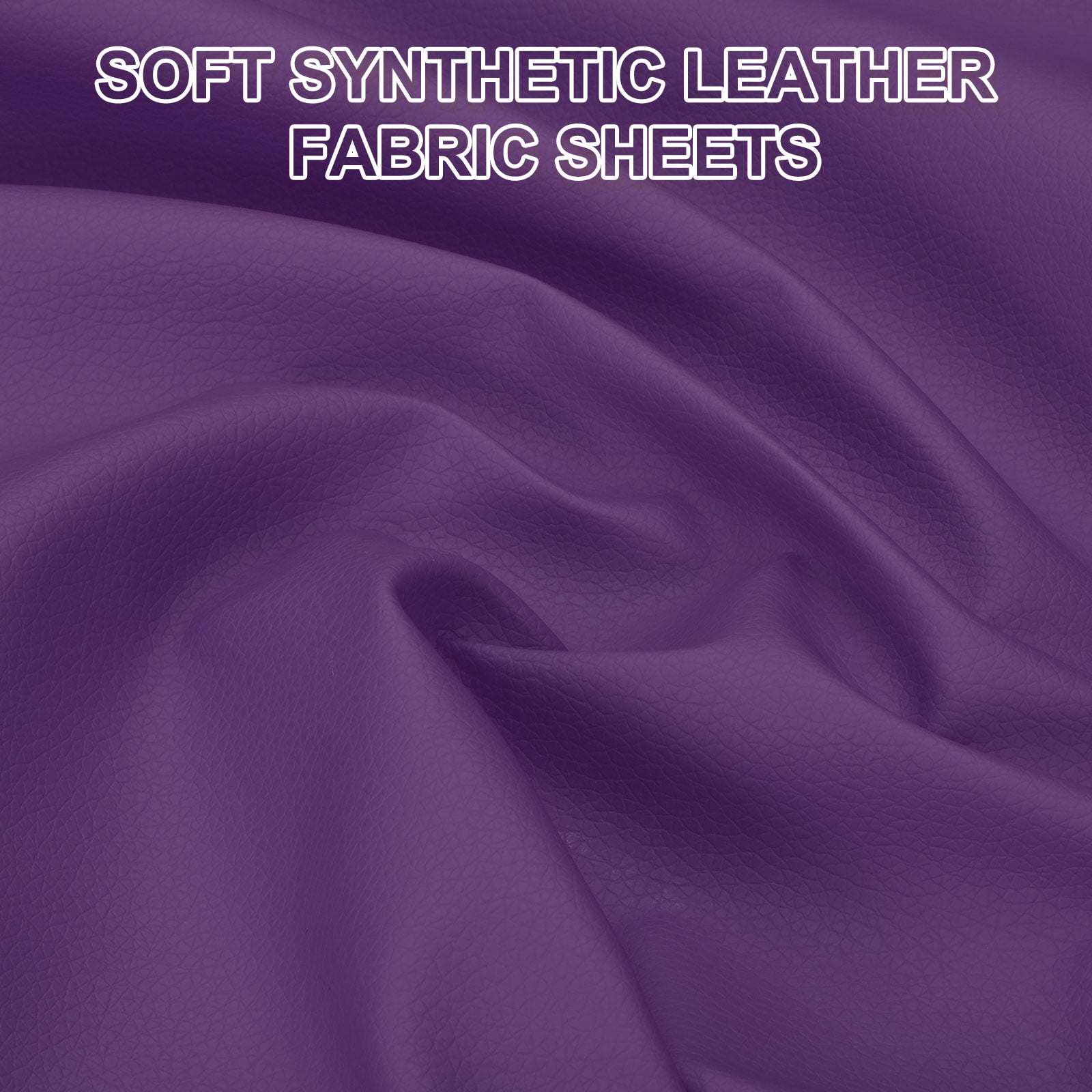 63x39.4in Faux Leather Sheets, Faux Leather Fabric Sheets Vinyl Fabric Synthetic Soft Waterproof for Replacement Upholstery Car, Light Purple