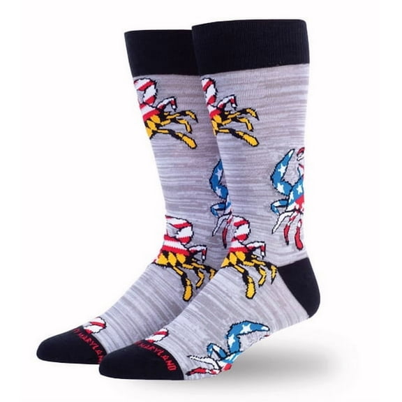 Maryland Ameriland Crab Dress Socks - Large