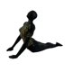 thumbnail image 3 of Estatua de postura de yoga, figura de resina, obra de arte decorativa coleccionable, artesanía, escultura Extensión, 3 of 9