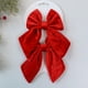 thumbnail image 5 of Adorno Navideño de Terciopelo con Forma de Lazo Pequeño para Árbol de Navidad, Decoración para Ventanas, Adornos Navideños., 5 of 6