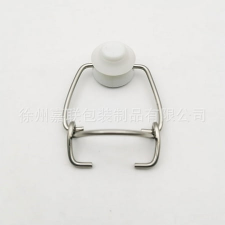 

NUOLUX 2pcs Swing Top Lids for Bottles Glass Beer Bottle Caps Stoppers for Bear Bottles Glass Bottles