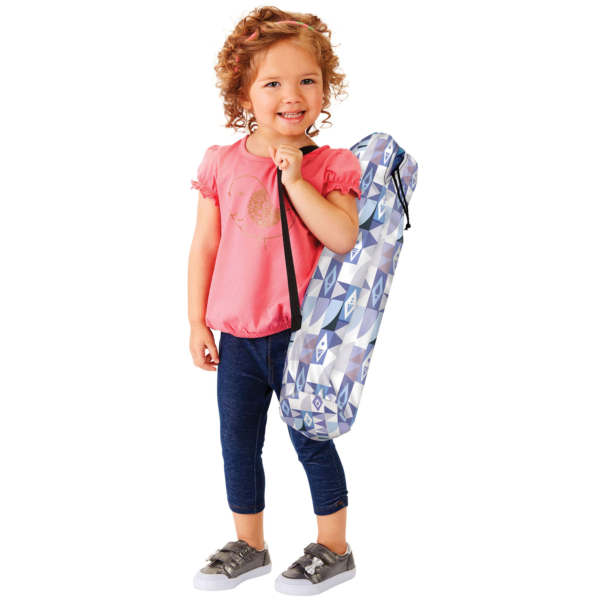 Disney Frozen Portable Fold N Go Chair with Carry Bag for Kids - Perfect for Soccer, Camping, Outdoor and Indoor Activities