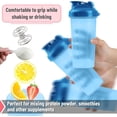 thumbnail image 4 of Mr. Pen- Shaker Bottles for Protein Mixes, 28 oz, 2 Pack, Red and Blue, Protein Shaker Bottle with Wire Whisk Ball, Shaker Cup, 4 of 5