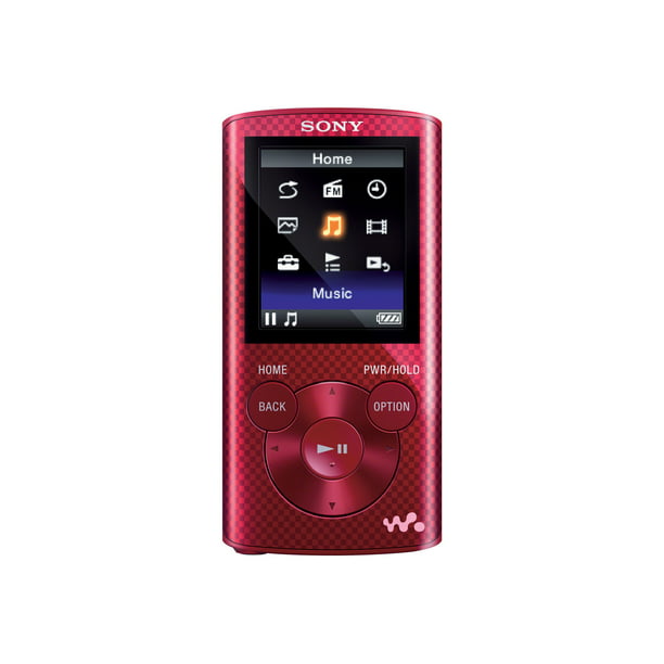Sony Walkman NWZ-E374RED - Digital player - 8 GB red Walmart.com