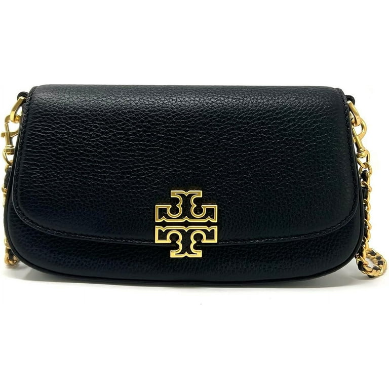 Tory Burch 138772 Britten Black With Gold Hardware Women's