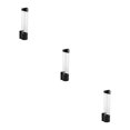 thumbnail image 2 of ziyahi Easy To Install Wall Mount Storage Rack Easy Access ABS Dust-proof Lid Reduce Waste Food Grade Eco-friendly Healthy Black 3Set, 2 of 6